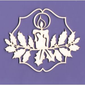Tekturka Crafty Moly Wigilijna Świeczka G3